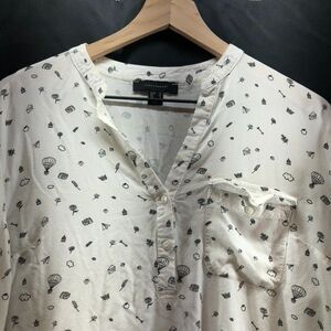 ATMOSPHERE WOMEN’S SHIRT BLOUSE TOP - SIZE 12 3/4 tabbed sleeves